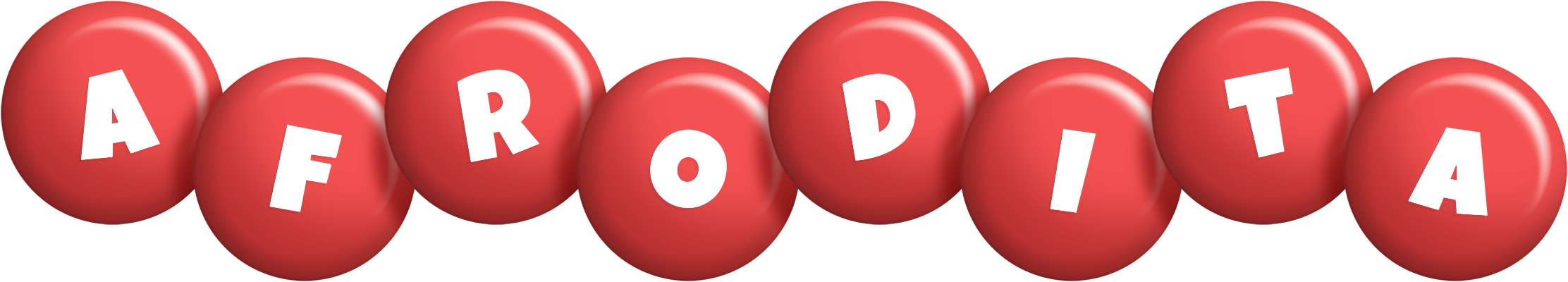 Afrodita candy-red logo