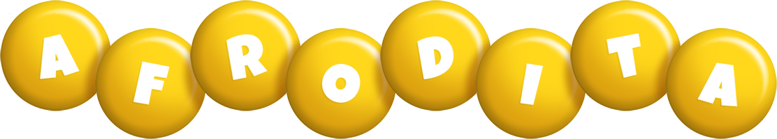 Afrodita candy-yellow logo
