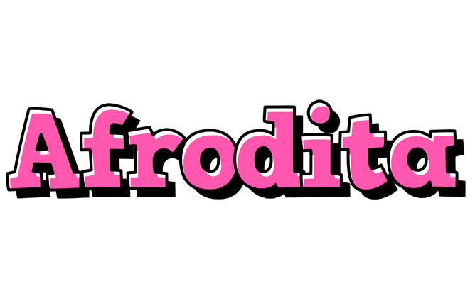 Afrodita girlish logo