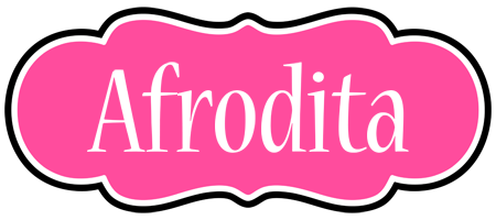 Afrodita invitation logo