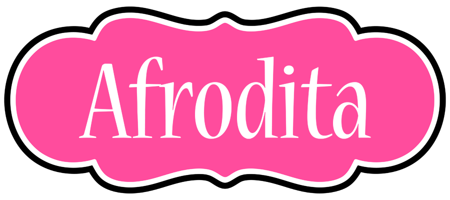 Afrodita invitation logo