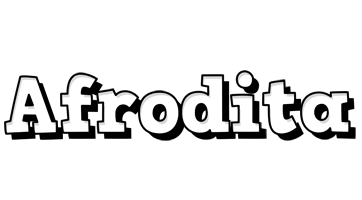 Afrodita snowing logo