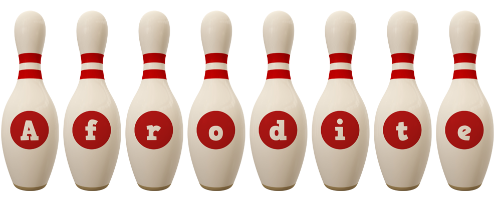 Afrodite bowling-pin logo