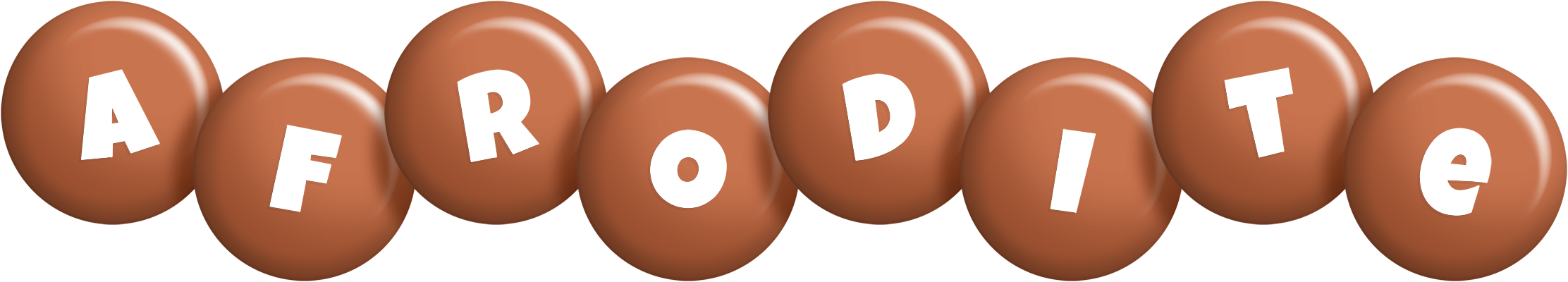 Afrodite candy-brown logo