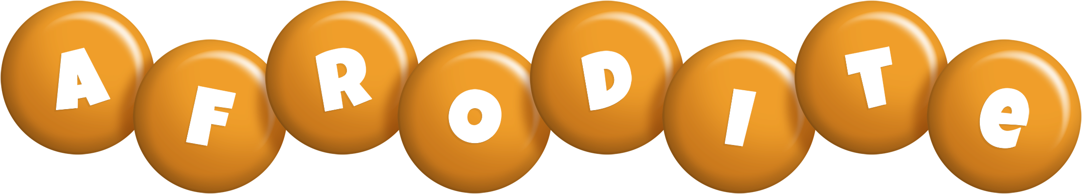 Afrodite candy-orange logo