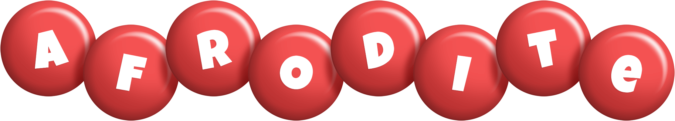 Afrodite candy-red logo