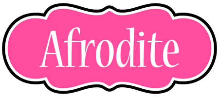 Afrodite invitation logo