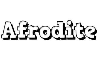 Afrodite snowing logo