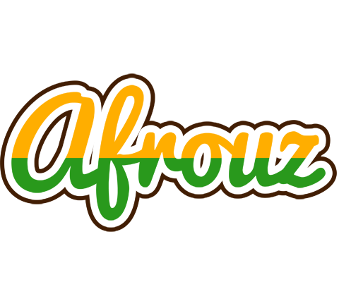 Afrouz banana logo