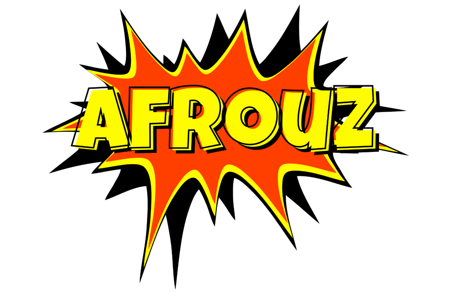 Afrouz bazinga logo