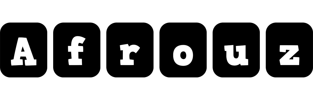 Afrouz box logo