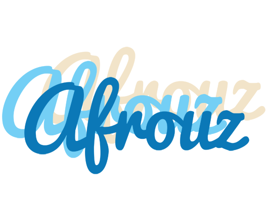 Afrouz breeze logo