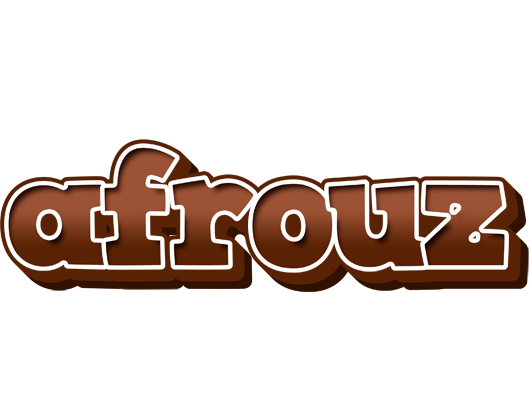 Afrouz brownie logo