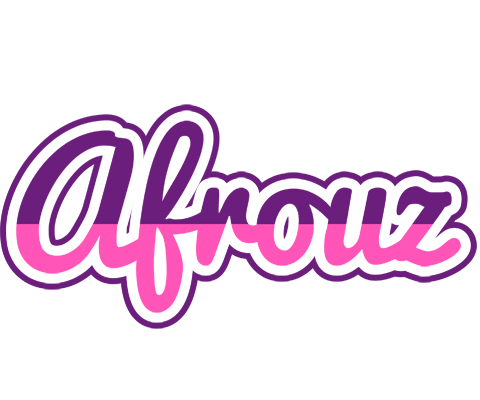 Afrouz cheerful logo