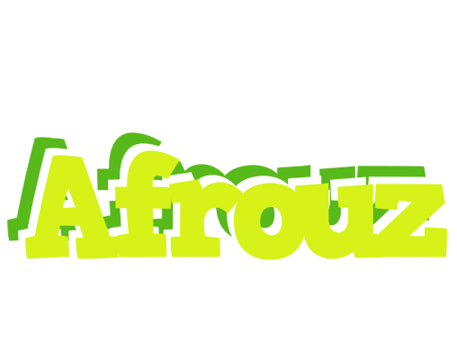 Afrouz citrus logo