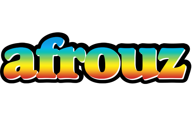 Afrouz color logo