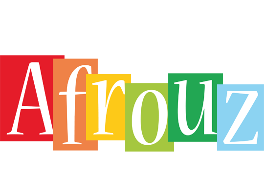 Afrouz colors logo