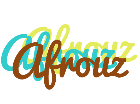 Afrouz cupcake logo