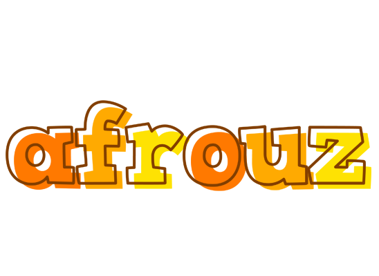 Afrouz desert logo