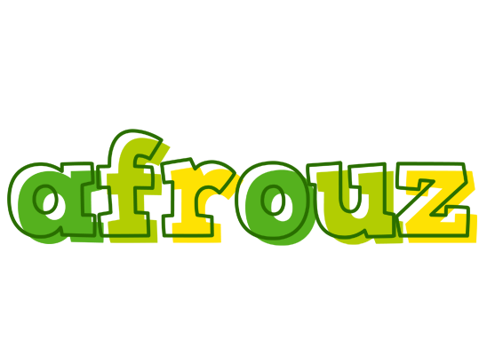 Afrouz juice logo