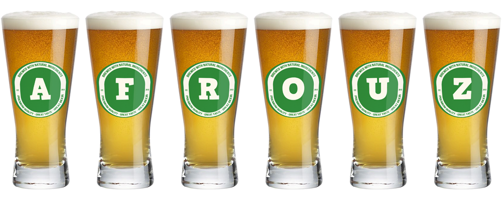 Afrouz lager logo