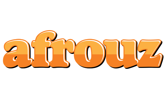 Afrouz orange logo