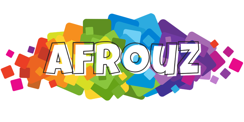 Afrouz pixels logo