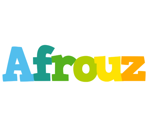 Afrouz rainbows logo