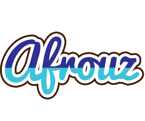 Afrouz raining logo