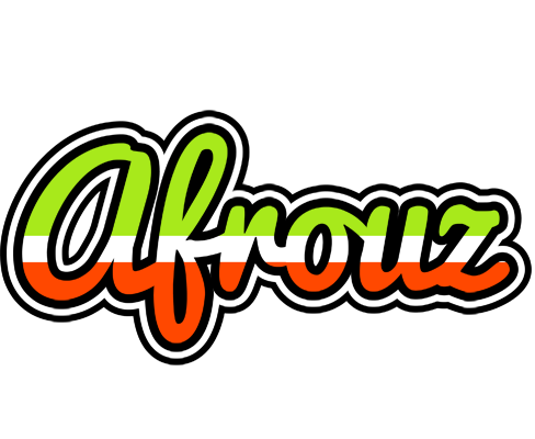 Afrouz superfun logo