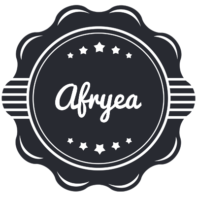 Afryea badge logo