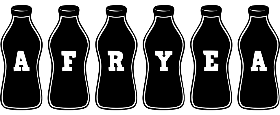 Afryea bottle logo