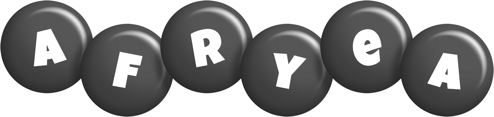 Afryea candy-black logo