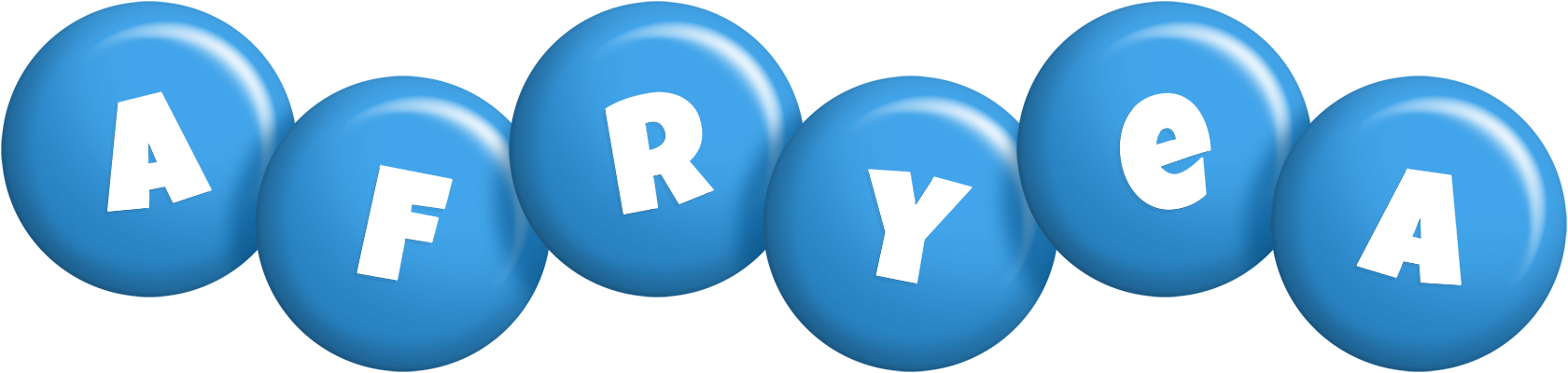 Afryea candy-blue logo