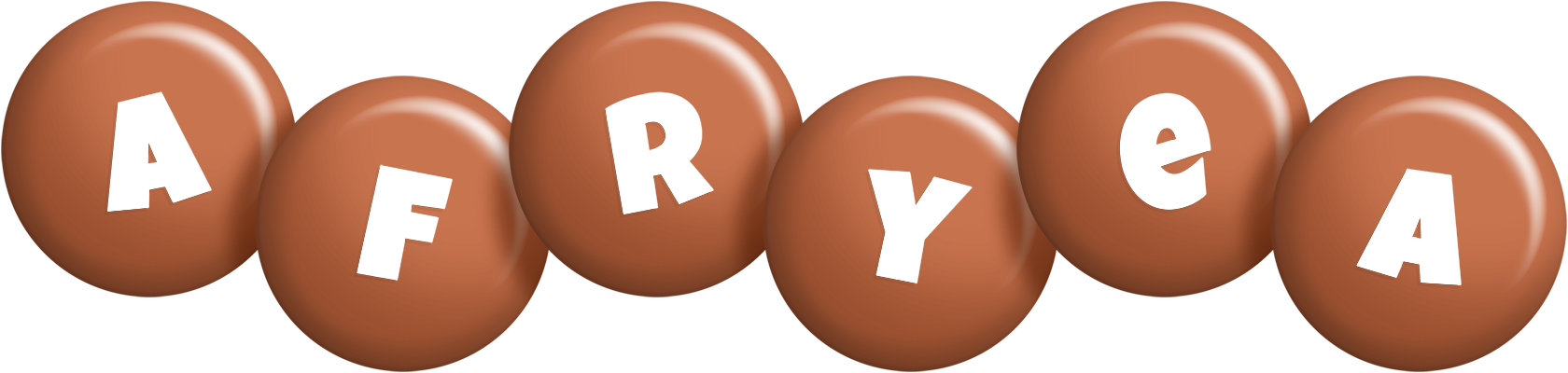 Afryea candy-brown logo