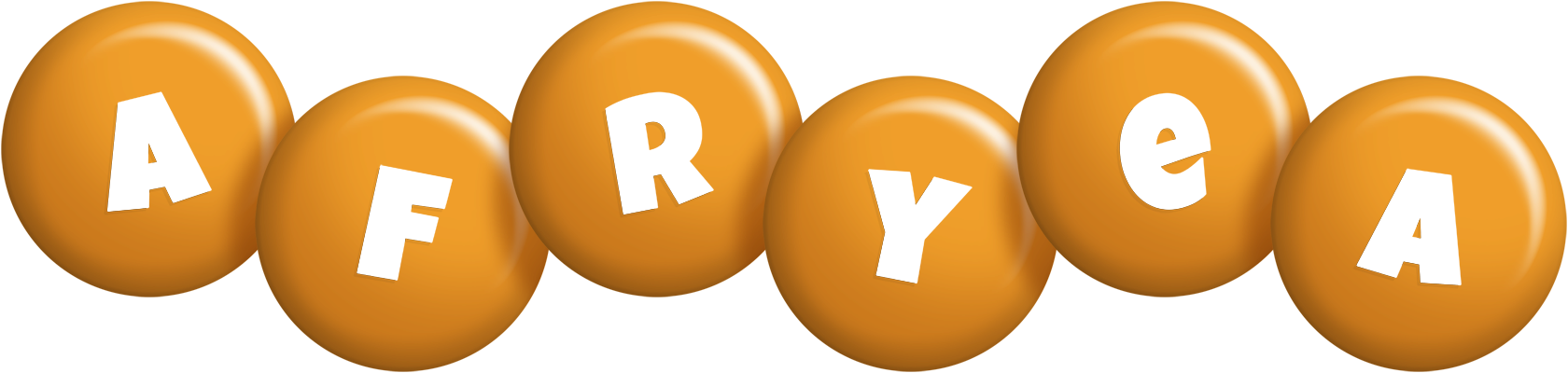 Afryea candy-orange logo