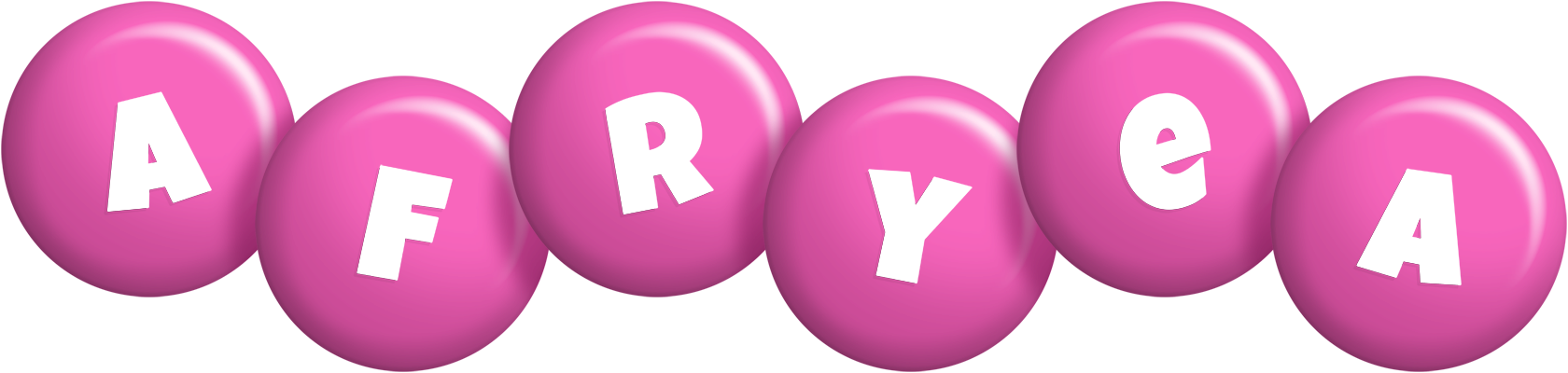 Afryea candy-pink logo