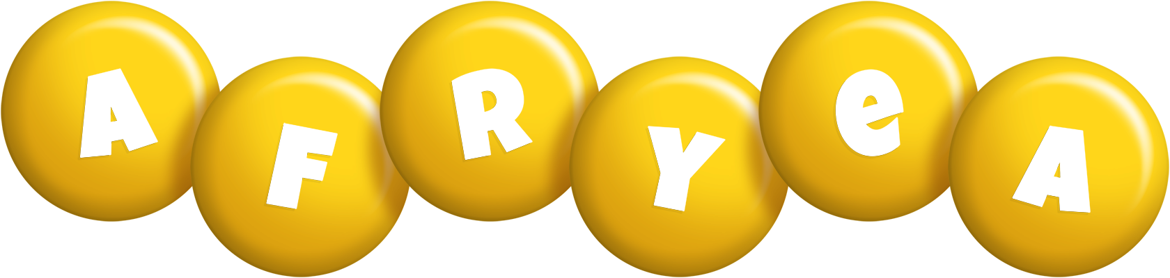 Afryea candy-yellow logo