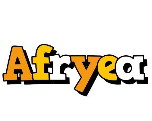 Afryea cartoon logo