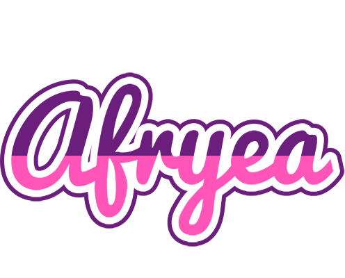 Afryea cheerful logo