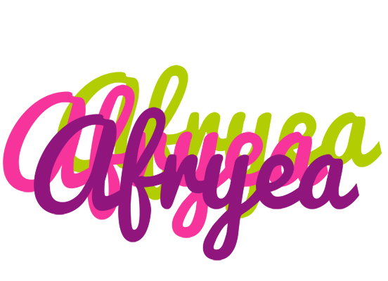 Afryea flowers logo