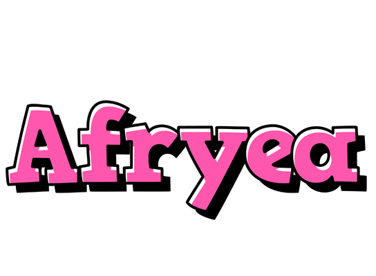 Afryea girlish logo