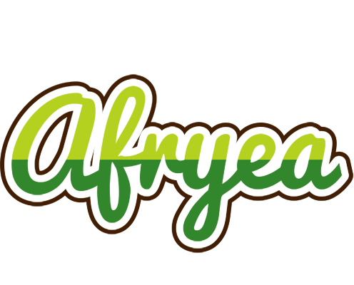 Afryea golfing logo
