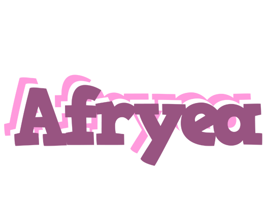 Afryea relaxing logo
