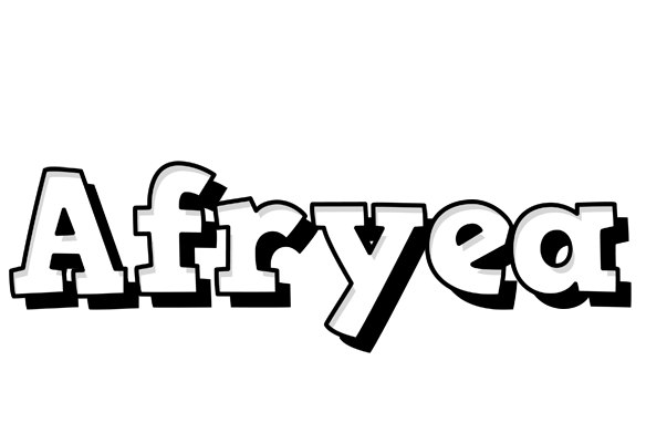 Afryea snowing logo