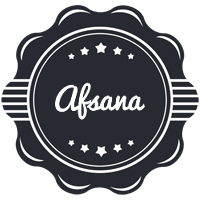 Afsana badge logo