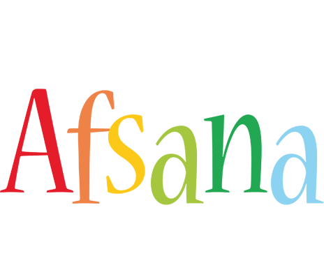 Afsana birthday logo