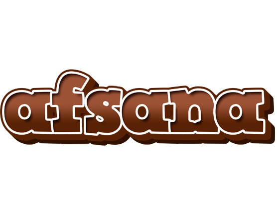 Afsana brownie logo