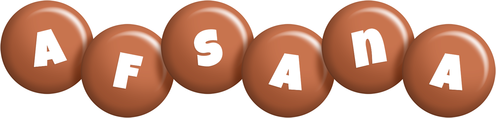 Afsana candy-brown logo