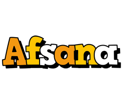 Afsana cartoon logo